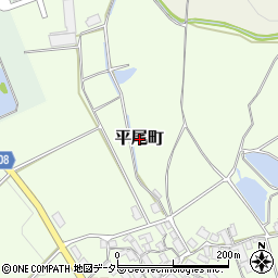 滋賀県東近江市平尾町周辺の地図
