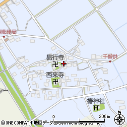 滋賀県近江八幡市千僧供町381周辺の地図