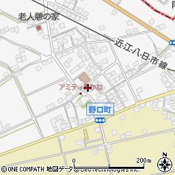 滋賀県東近江市野口町93-1周辺の地図