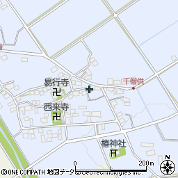 滋賀県近江八幡市千僧供町181周辺の地図
