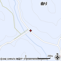 岡山県真庭市曲り535周辺の地図