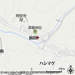 愛知県豊田市池田町前田306周辺の地図