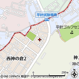 ドリームタウン神ノ倉周辺の地図
