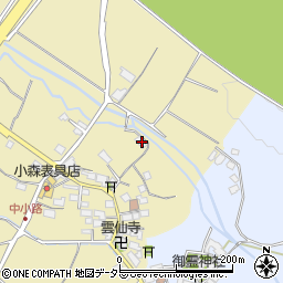 滋賀県東近江市中小路町59周辺の地図