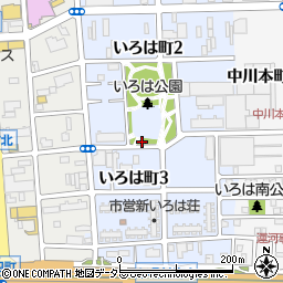 愛知県名古屋市港区いろは町周辺の地図