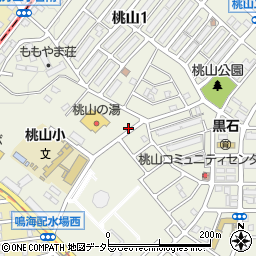愛知県名古屋市緑区桃山4丁目周辺の地図