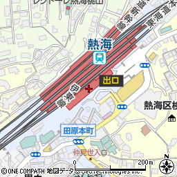 鈴廣かまぼこ・ラスカ熱海店周辺の地図