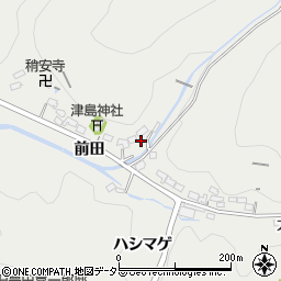 愛知県豊田市池田町前田309周辺の地図