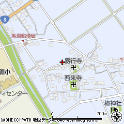 滋賀県近江八幡市千僧供町386-2周辺の地図