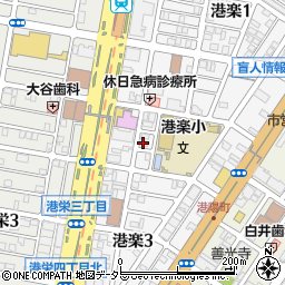 ウチダ花店周辺の地図