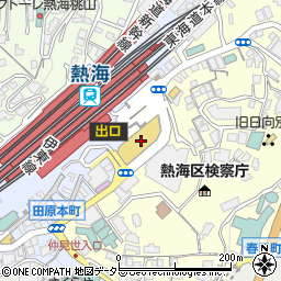 伊豆箱根バス株式会社熱海営業所周辺の地図