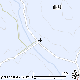 岡山県真庭市曲り535周辺の地図