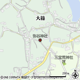 弥谷神社周辺の地図