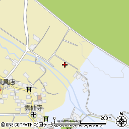 滋賀県東近江市中小路町周辺の地図