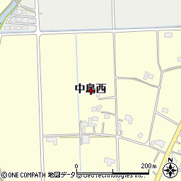 岡山県勝田郡奈義町中島西周辺の地図