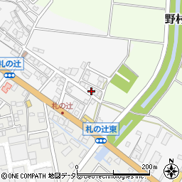 滋賀県東近江市札の辻2丁目7周辺の地図