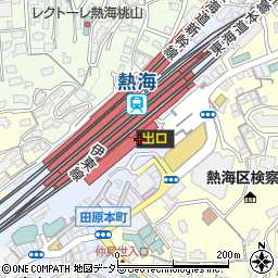 静岡銀行熱海駅 ＡＴＭ周辺の地図