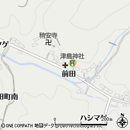 愛知県豊田市池田町前田296周辺の地図