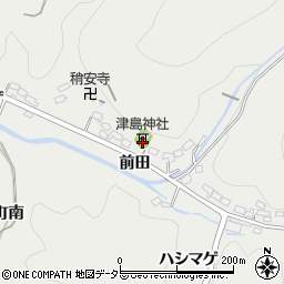 愛知県豊田市池田町前田299周辺の地図