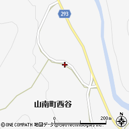 兵庫県丹波市山南町西谷325周辺の地図