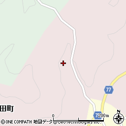 愛知県豊田市上小田町西山周辺の地図