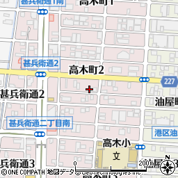 セブンイレブン名古屋高木町２丁目店周辺の地図