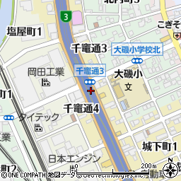 愛知県名古屋市南区千竃通周辺の地図