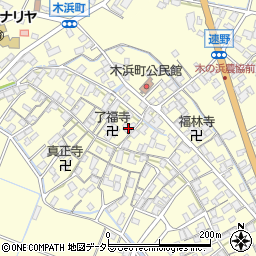 滋賀県守山市木浜町2067-2周辺の地図