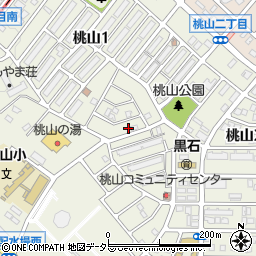 愛知県名古屋市緑区桃山1丁目100周辺の地図