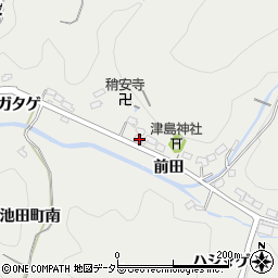 愛知県豊田市池田町前田288周辺の地図