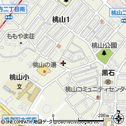 愛知県名古屋市緑区桃山1丁目94周辺の地図