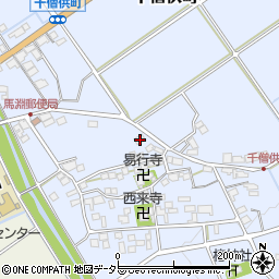 滋賀県近江八幡市千僧供町436周辺の地図