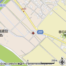 滋賀県東近江市中戸町55周辺の地図