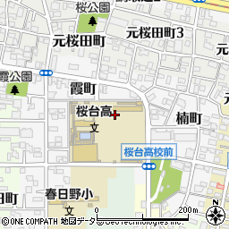 愛知県名古屋市南区霞町周辺の地図
