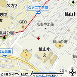 愛知県名古屋市緑区桃山4丁目314周辺の地図