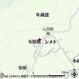 愛知県豊田市則定町年蔵連周辺の地図
