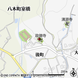 政徳寺周辺の地図