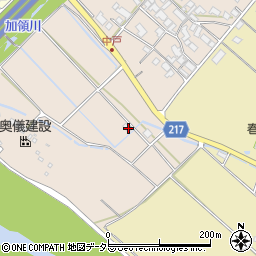 滋賀県東近江市中戸町78周辺の地図