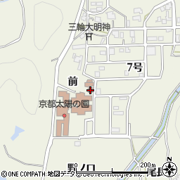 京都府南丹市園部町横田前周辺の地図