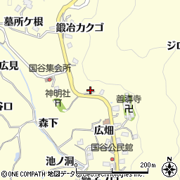 愛知県豊田市国谷町神明戸8周辺の地図