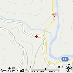 愛知県東栄町（北設楽郡）足込（西川合）周辺の地図