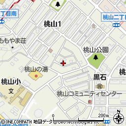 愛知県名古屋市緑区桃山1丁目114周辺の地図