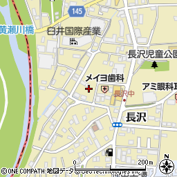 静岡県駿東郡清水町長沢周辺の地図