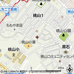 愛知県名古屋市緑区桃山1丁目90周辺の地図