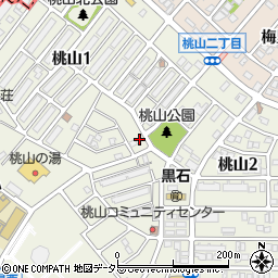 愛知県名古屋市緑区桃山1丁目146周辺の地図