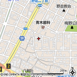 名古屋浮気調査探偵社チカタン名古屋本社周辺の地図