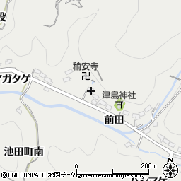 愛知県豊田市池田町前田286-1周辺の地図