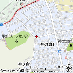 神の倉 第二駐車場周辺の地図