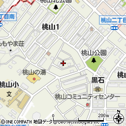 愛知県名古屋市緑区桃山1丁目123周辺の地図