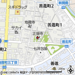 正端寺周辺の地図